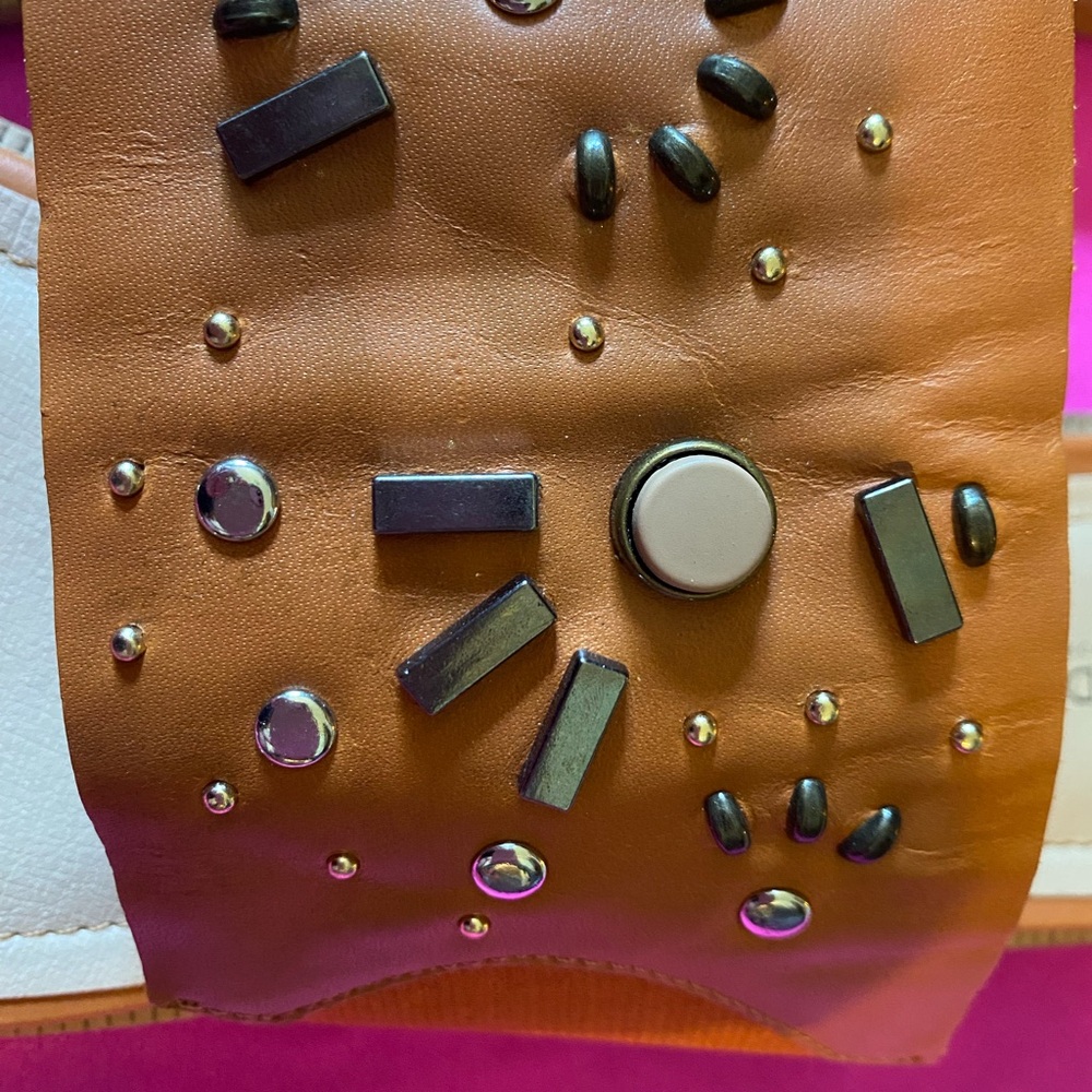 Kelsi Dagger Brown Studded Sandals - Picture 2 of 6